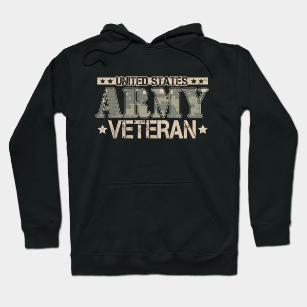 United States US Army Veteran Hoodie by Otis Patrick